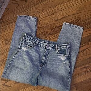 American Eagle Light Blue Denim Jeans - Wide Leg